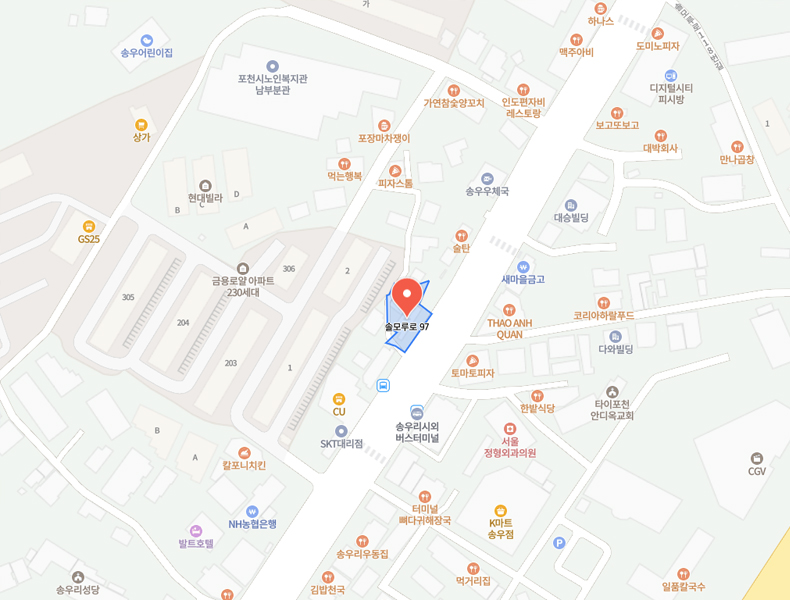 그외지역 지도