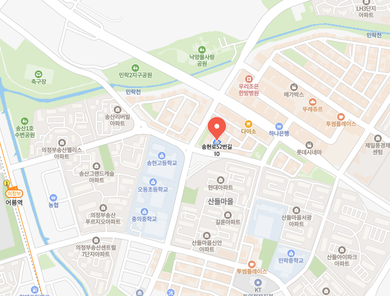 의정부지점 지도