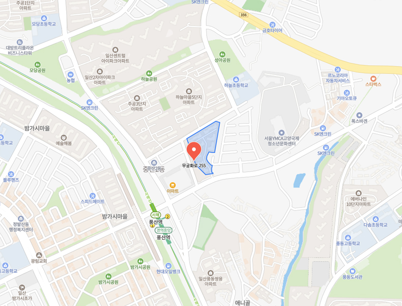 일산지점 지도